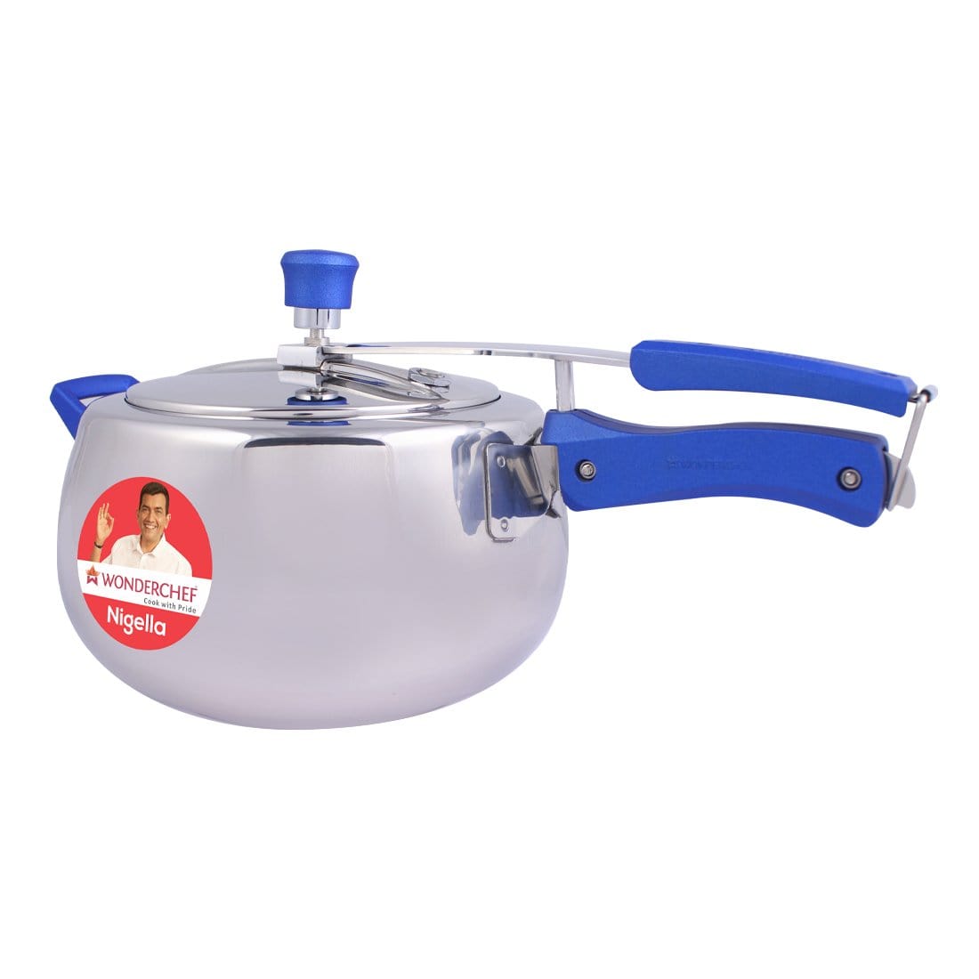 Wonderchef Nigella Inner Lid Pressure Cooker SS Round 5L - Wonderchef