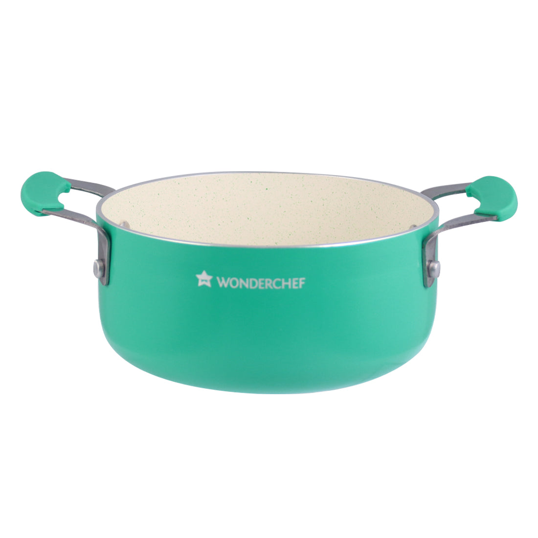 Wonderchef Piccolo Casserole With Glass Lid Green 14Cm - Wonderchef