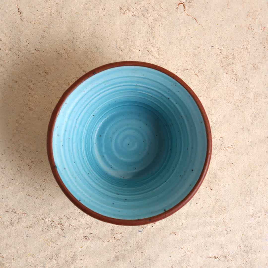 Teramo Stoneware Japanese Bowl 210 ml - Blue (Set of 2)