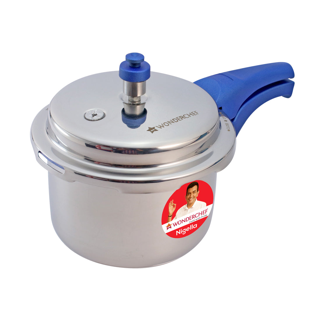 Wonderchef Nigella Pressure Cooker Blue - Wonderchef