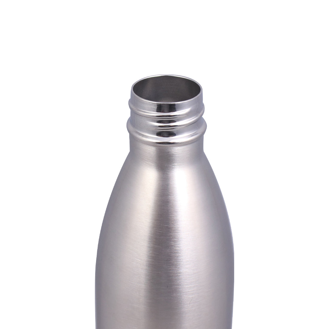 Hydro-Bot, 1000ml, Stainless Steel Single Wall Water Bottle, Light Weight, Spill and Leak Proof,  Silver, 2 Years Warranty