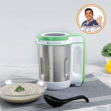 Load image into Gallery viewer, Soup Maker 1L, 800W, Green and Silver, Easy to use,