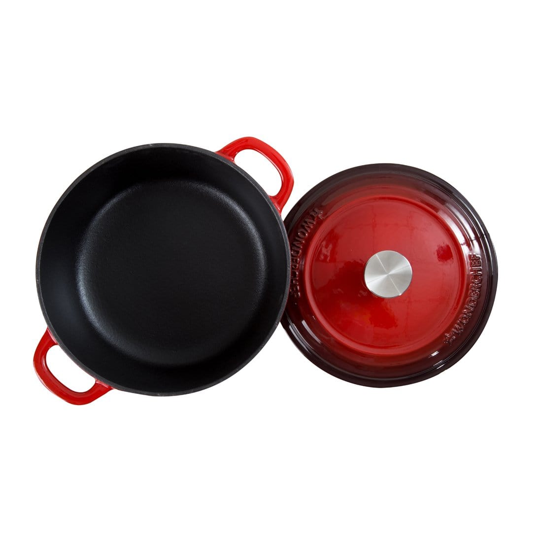 wonderchef-ferro-cast-iron-14cm-casserole-with-lid-0-8l-red