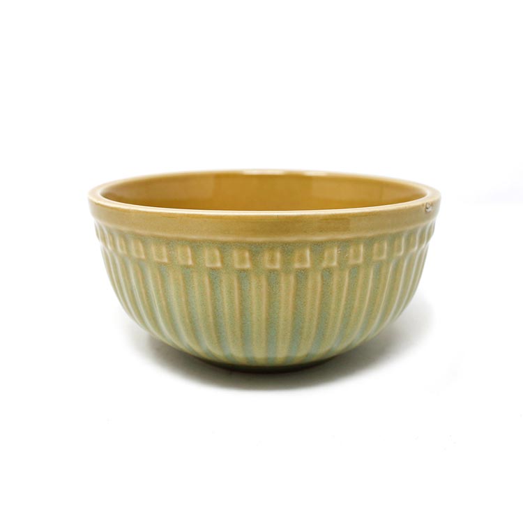 Earth Store Studio Pottery Green Bowl Set (Set of 2)