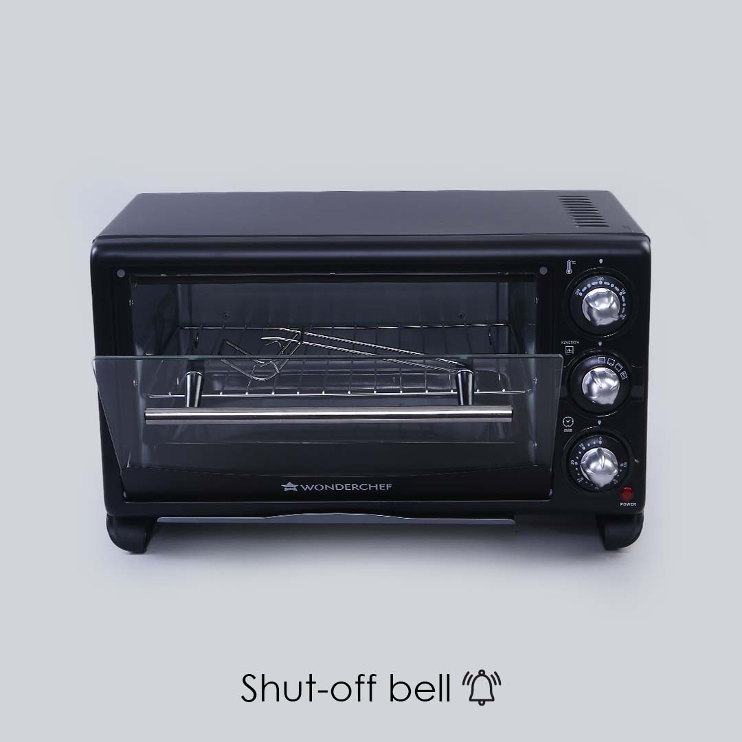 Oven Toaster Griller (OTG) 21 Litres, Auto Power-Off with Bell, Heat Resistant Glass Window, 2 Years Warranty- 1380W