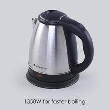 Load image into Gallery viewer, Crescent Electric Kettle, Stainless Steel Interior, Ergonomic Handle, Safety Locking Lid- 1.2L, 1350W, 2 Years Warranty