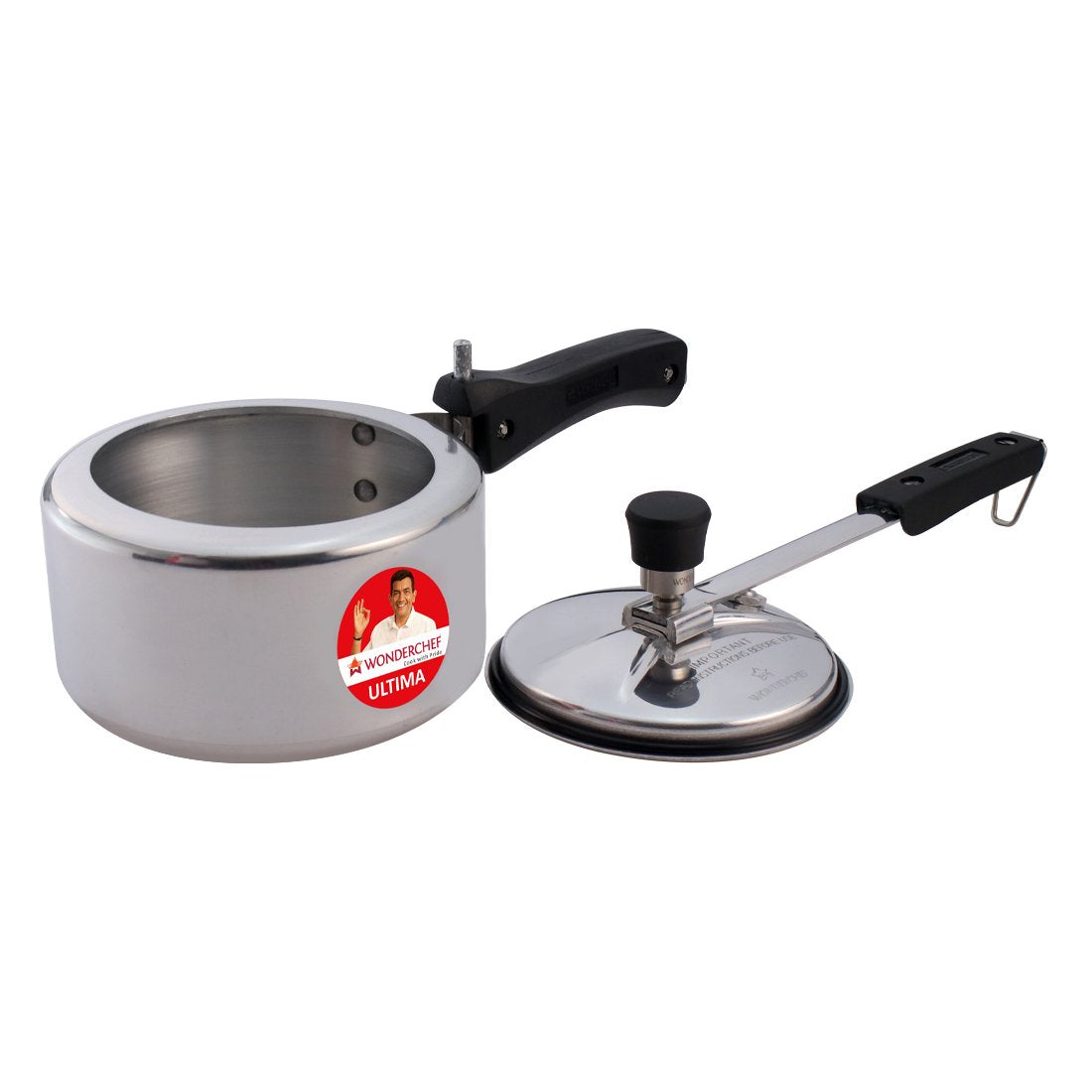 Ultima Aluminium Inner Lid Pressure Cooker Set (2L, 3L & 5L)