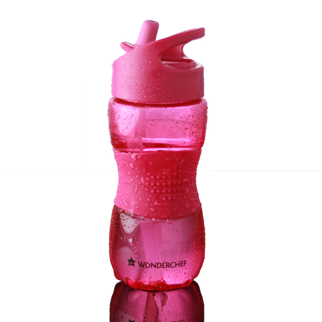 Sippy, 350ml, Single Wall Children Water Bottle, Pink