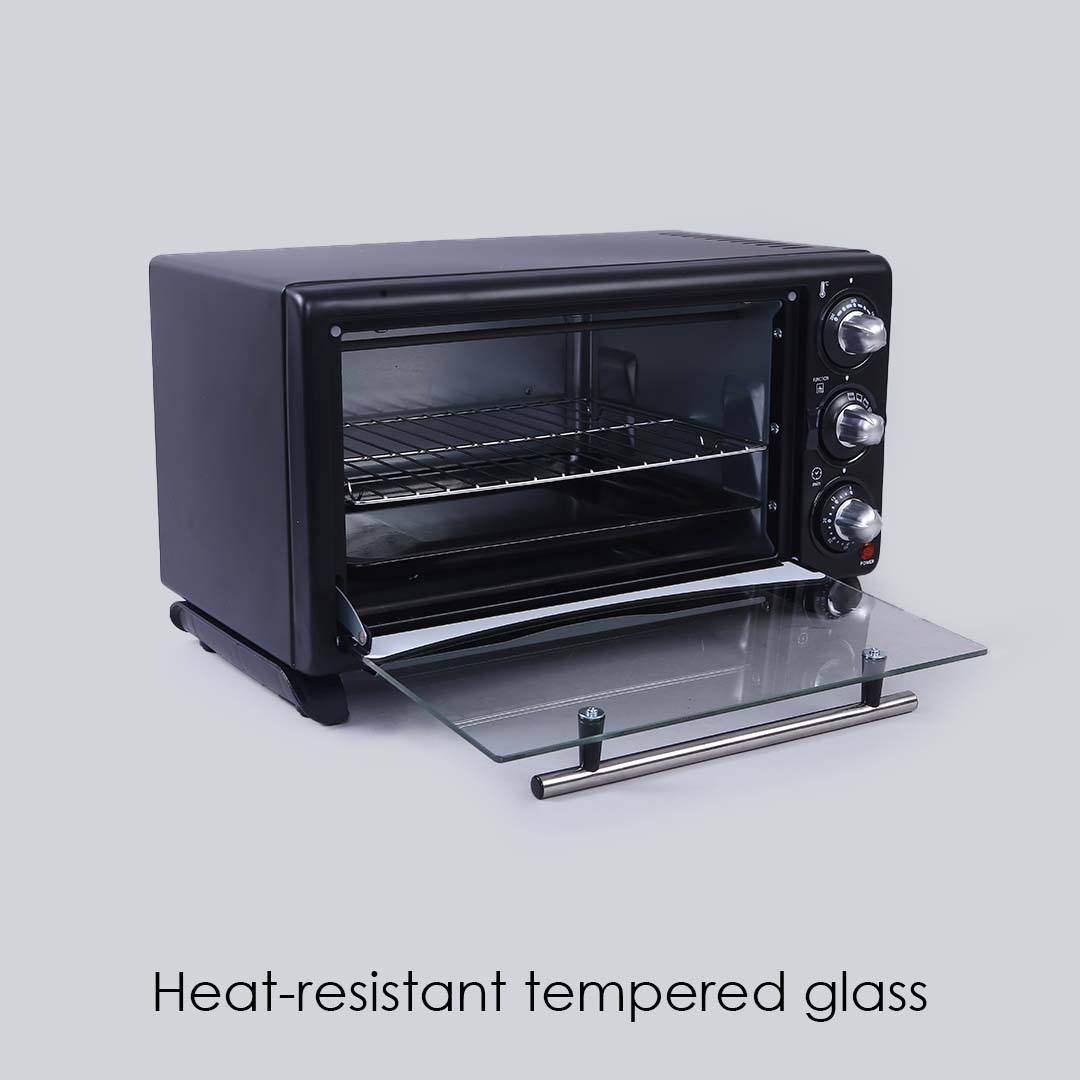 Oven Toaster Griller (OTG) 21 Litres, Auto Power-Off with Bell, Heat Resistant Glass Window, 2 Years Warranty- 1380W