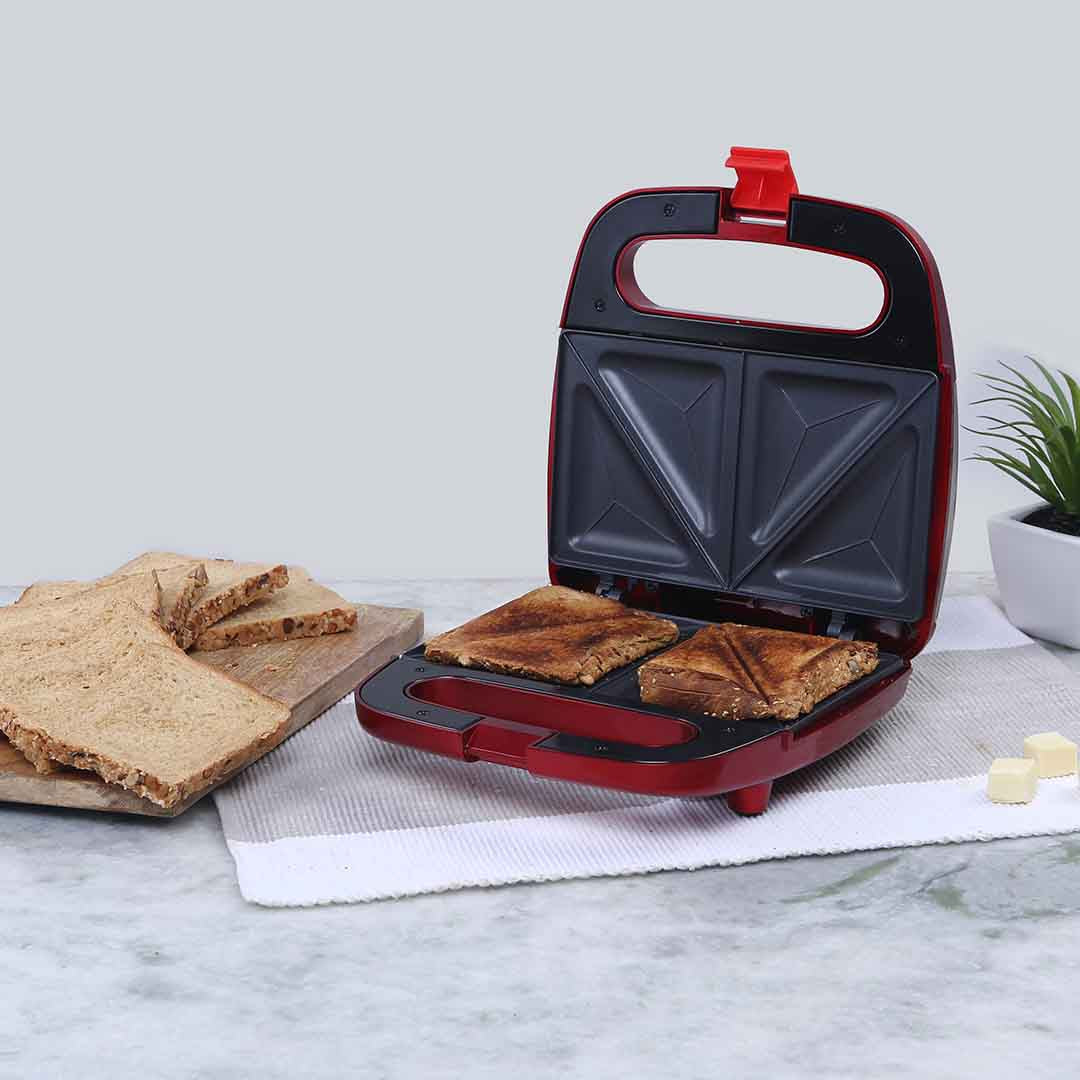 Crimson Edge Sandwich Maker