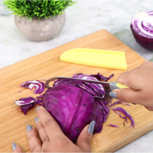 Load image into Gallery viewer, 4&quot; Easy Slice Knife (Yellow) and Classic String Vegetable Chopper