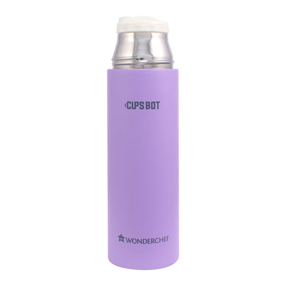 Wonderchef Cups-Bot Double Wall Bottle Purple - Wonderchef