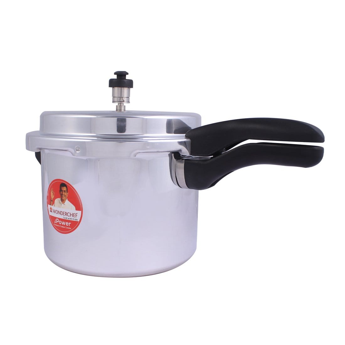 Wonderchef Power Outer Lid Pressure Cooker 5L (Silver) - Wonderchef