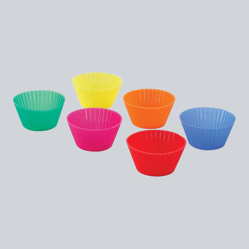 Ambrosia Cup Cake Moulds, Lightweight, Flexible, Food-Grade Silicone, 100% Eco-Friendly, Dishwasher Safe