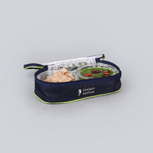 Load image into Gallery viewer, Boston Round Glass Lunch Boxes With Insulated Bag 400ml - Set Of 2 Pcs