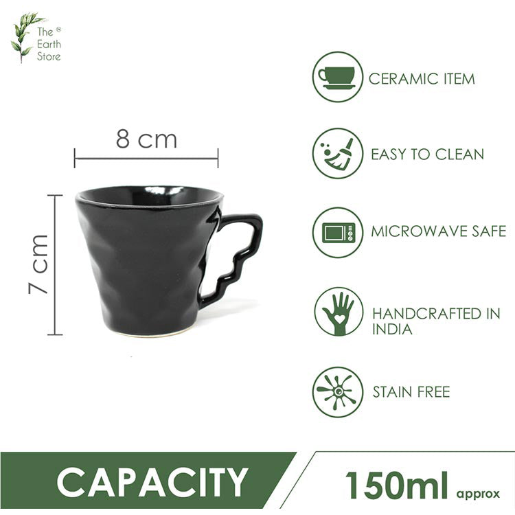 Earth Store Black Diamond Morning Tea Set 7pcs