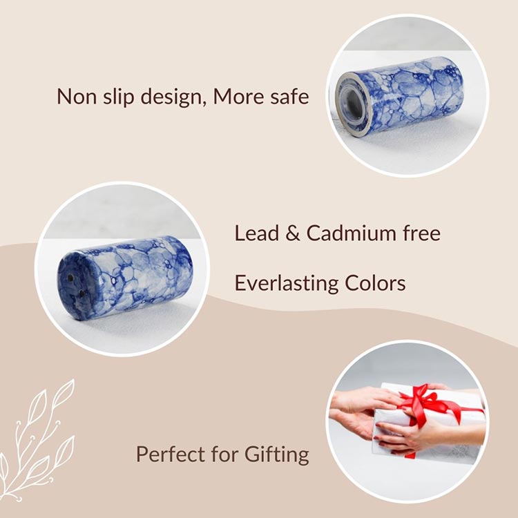 Earth Store Blue Marble Salt Pepper (Set of 2)