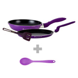 3 Pc Elite FD Set with non-stick coating and non- stick Silicone Spoon