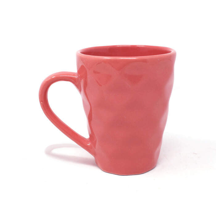 Earth Store Peach Diamond Mug - Single