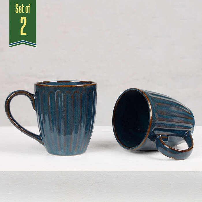 Earth Store Glam Studio Mug  (Set of 2)