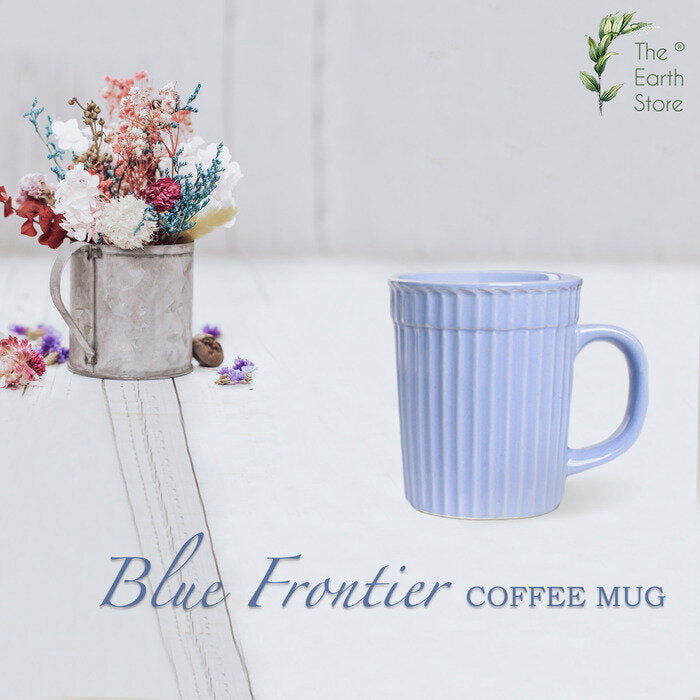 Earth Store Blue Frontier Coffee Mug  (Set of 2)