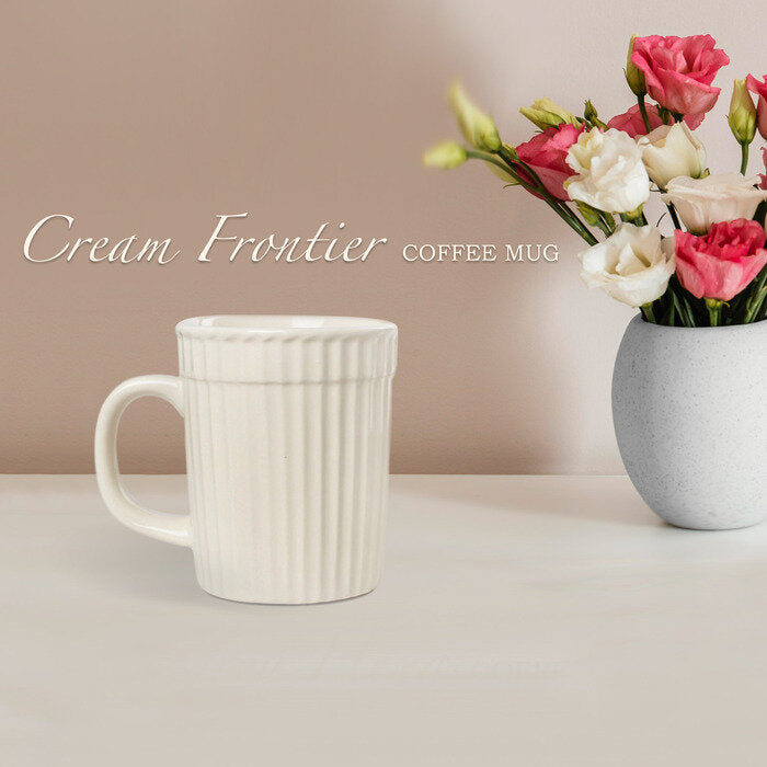 Earth Store Cream Frontier Coffee Mug  (Set of 2)