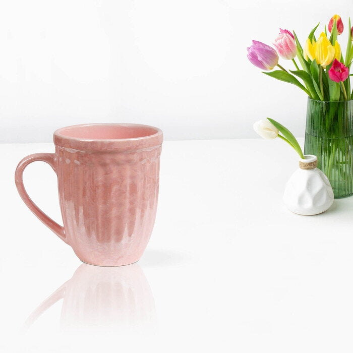 Earth Store Glam Pink Mug  (Set of 2)