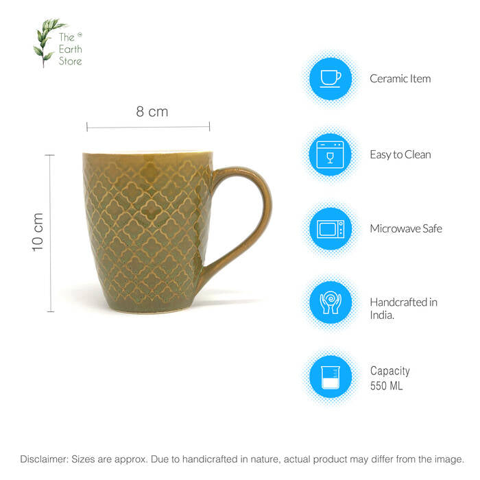 Earth Store Olive Green Mug - Single