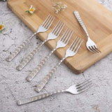 Roma Dinner Fork  - Laser Etching - Set of 6 pcs