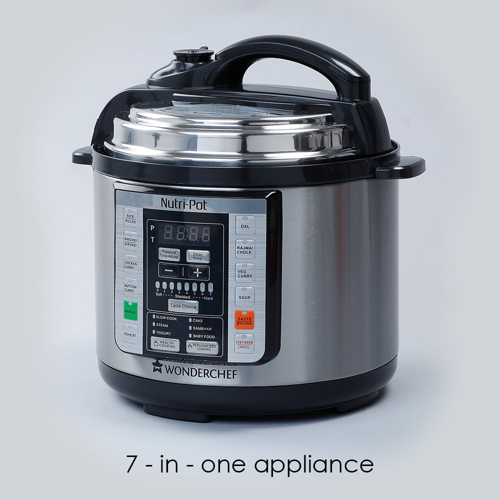 Nutri-Pot Electric Pressure Cooker with 7-in-1 Functions, 3L