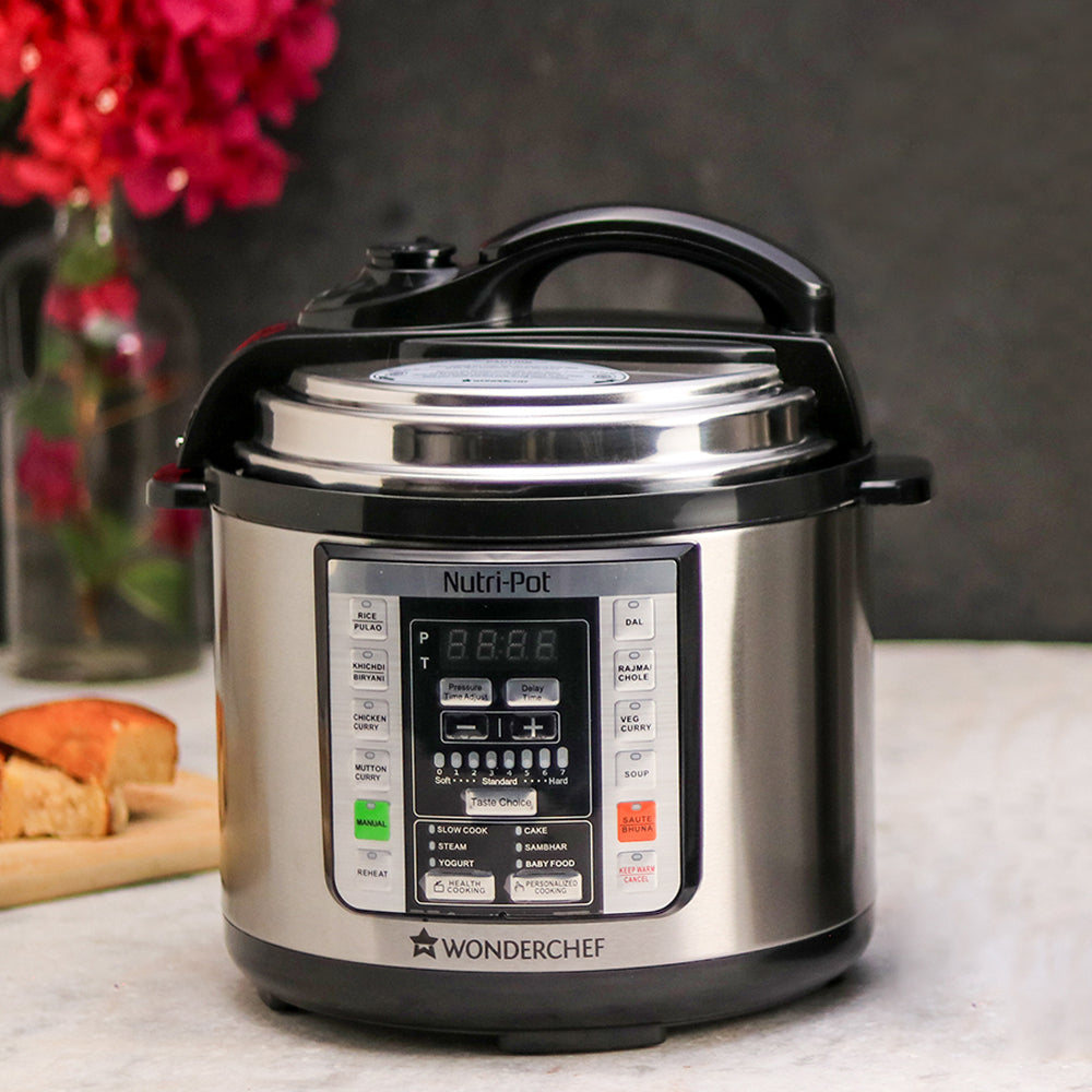 Nutri-Pot Electric Pressure Cooker with 7-in-1 Functions, 3L