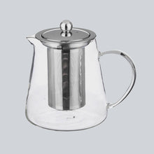 Load image into Gallery viewer, Modern Borosilicate Glass Tea Pot/Kettles With Removable Infuser 850ml