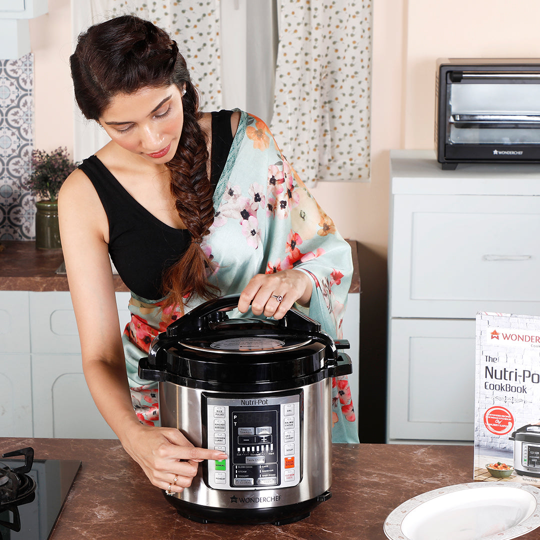 Nutri-Pot Electric Pressure Cooker with 7-in-1 Functions, 6L