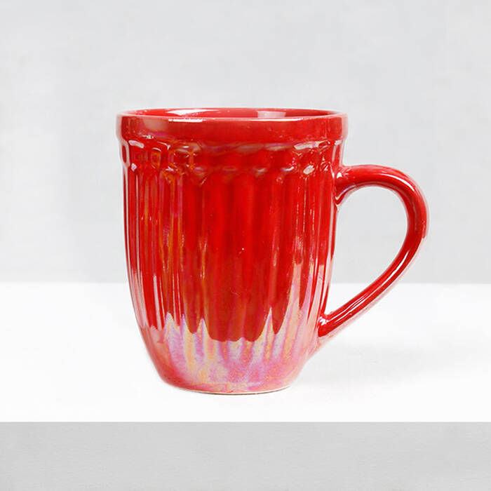 Earth Store Glam Red Mug - Single