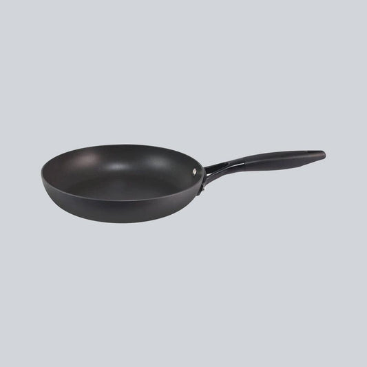 Luxor Aluminium Non-stick Fry Pan, Induction Bottom, Cool-Touch Die-cast Handle, Virgin Aluminium, PFOA/Heavy Metals Free- 24cm, 1.7L, 3mm, Black