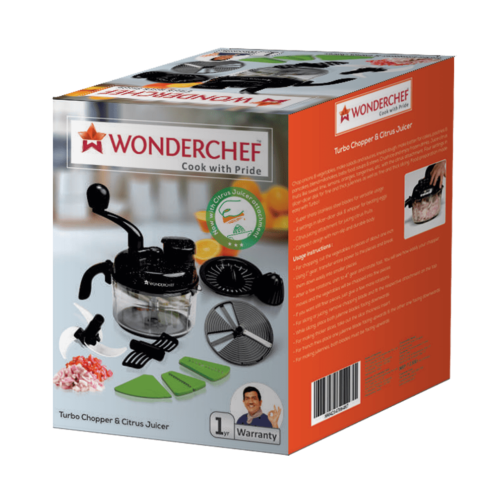 Wonderchef Appliances Wonderchef Turbo Chopper And Citrus Juicer