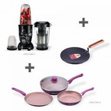 Combo Roma ( Nutri-Blend Black With Juicer + Rv Plus Set + Ebony Roti Tawa 25 Cm-4.88 Mm)