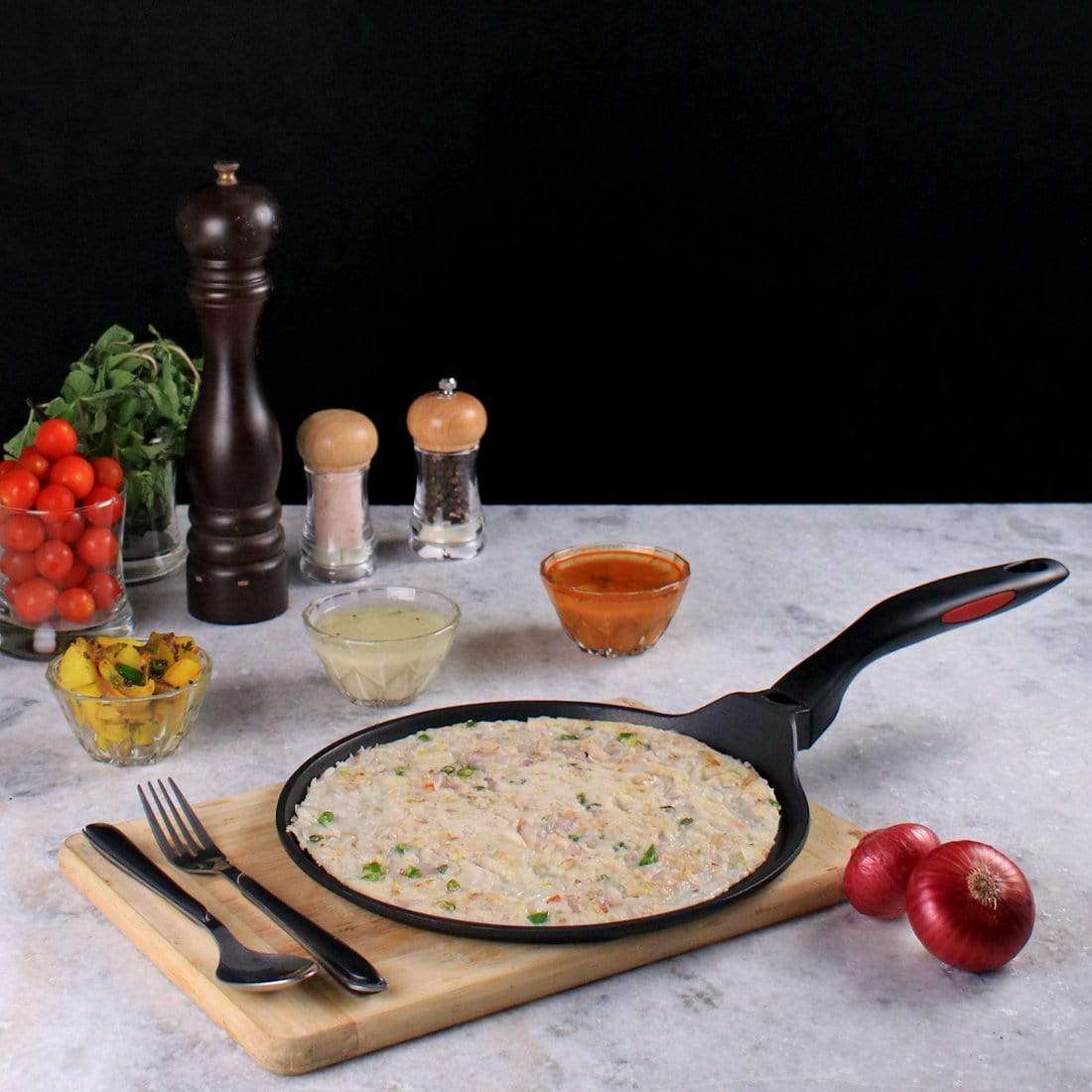 Wonderchef Cookware Wonderchef Royale Die-Cast Dosa Tawa 25Cm