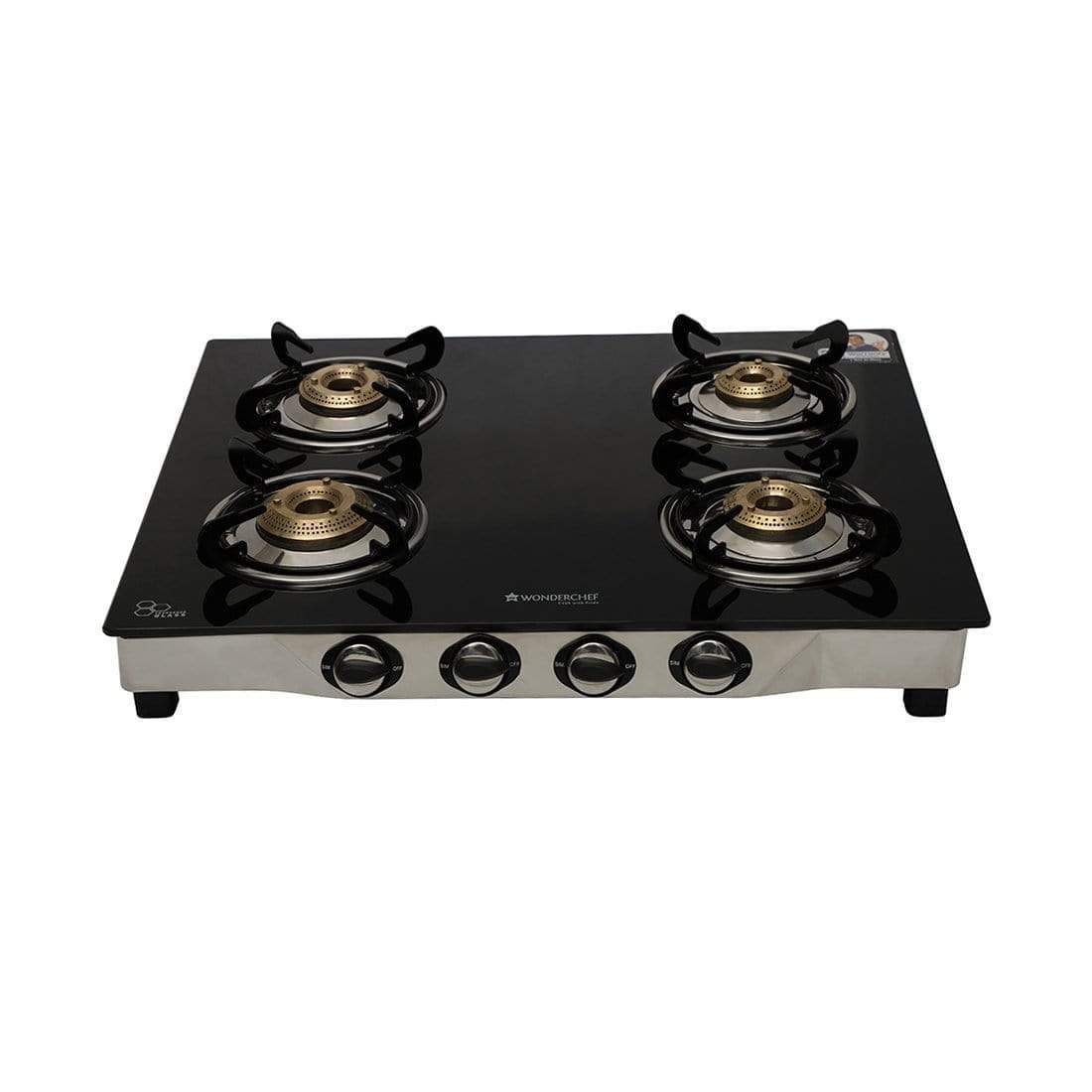 Wonderchef Cookware Wonderchef Ruby Glass Cooktop (4 Burner)