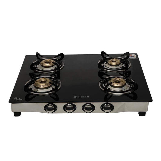 Wonderchef Cookware Wonderchef Ruby Glass Cooktop (4 Burner)