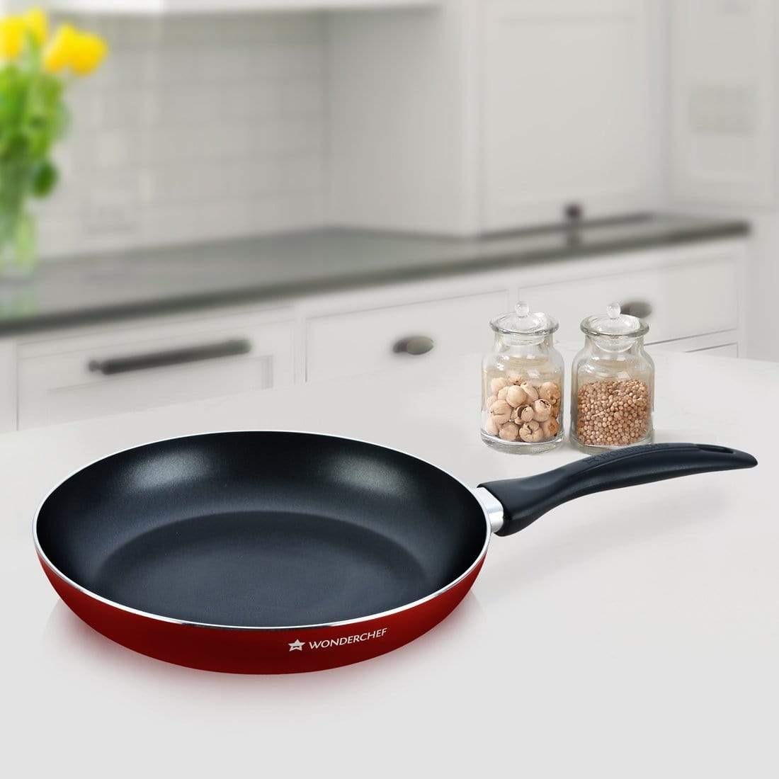 Wonderchef Cookware Wonderchef Ruby Series 24cm Fry Pan - 1.7L