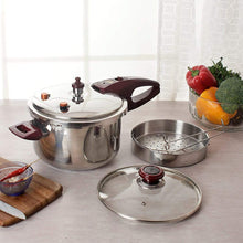 Load image into Gallery viewer, Wonderchef Cookware Wonderchef Secura 5 Pressure Cooker 5Ltrs (Induction Base)