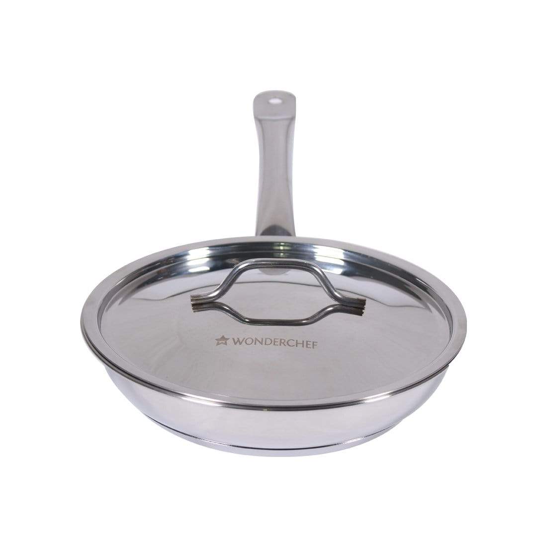 Wonderchef Cookware Wonderchef Stanton Fry Pan with SS Lid-24 cm