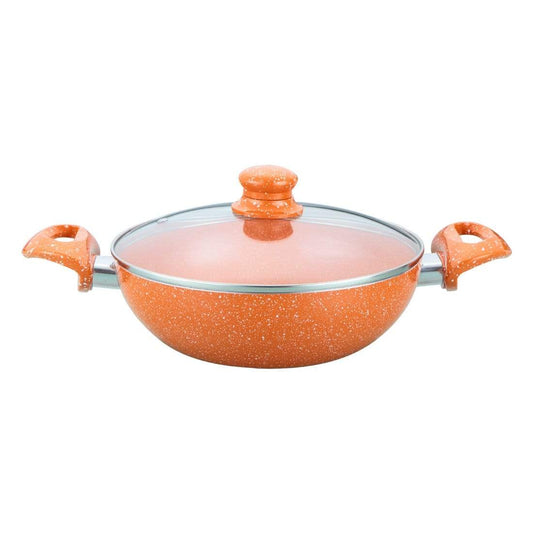 Wonderchef Cookware Wonderchef Tangerine Wok With Lid 24Cm