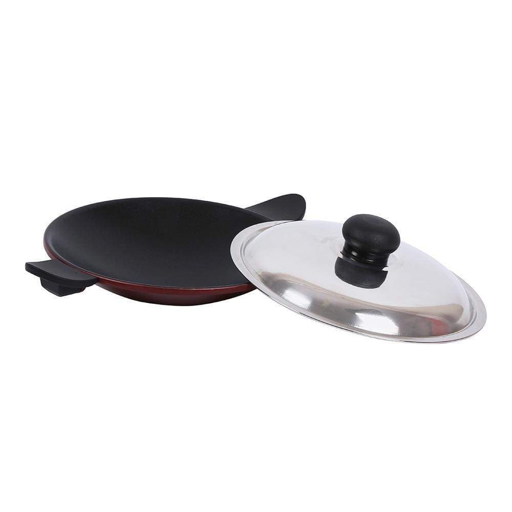 Wonderchef Cookware Wonderchef Terra Die Cast Appachetty With Steel Lid - 20Cm