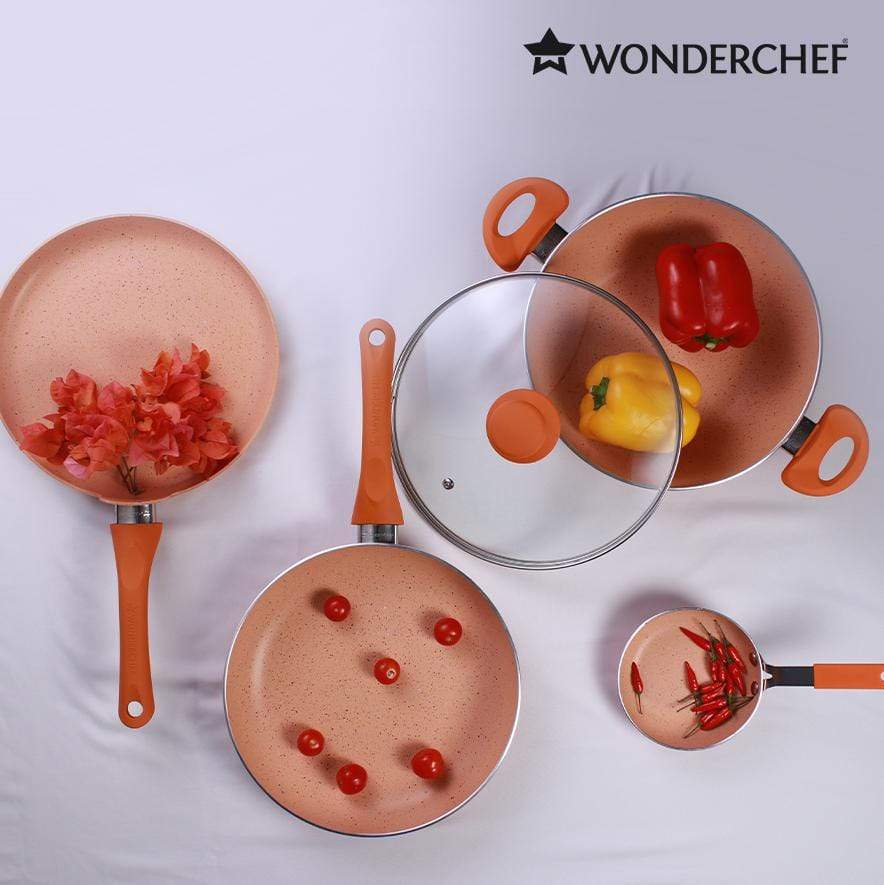 Wonderchef Cookware Wonderchef Valencia Set - Orange