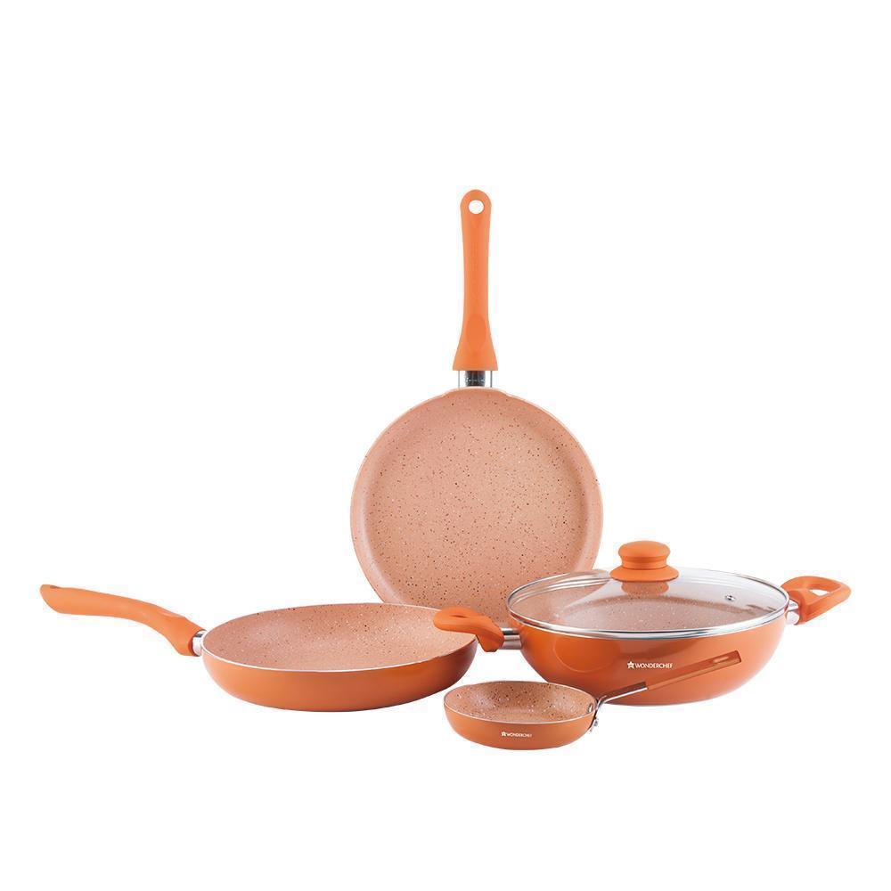 Wonderchef Cookware Wonderchef Valencia Set - Orange