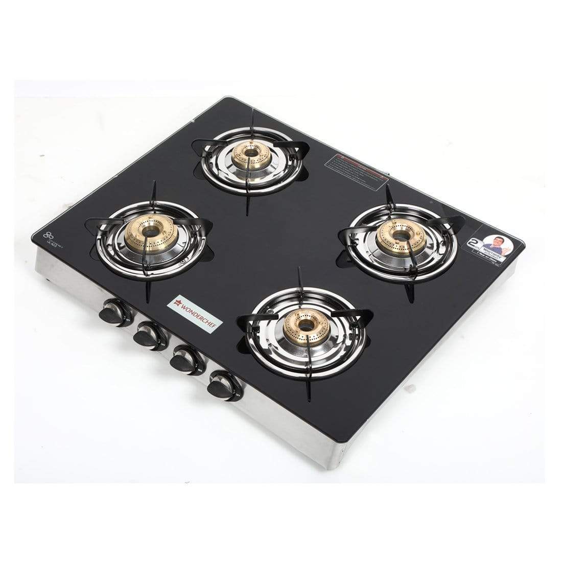 Wonderchef Cookware Wonderchef Zest 4 Burner Glass Cooktop