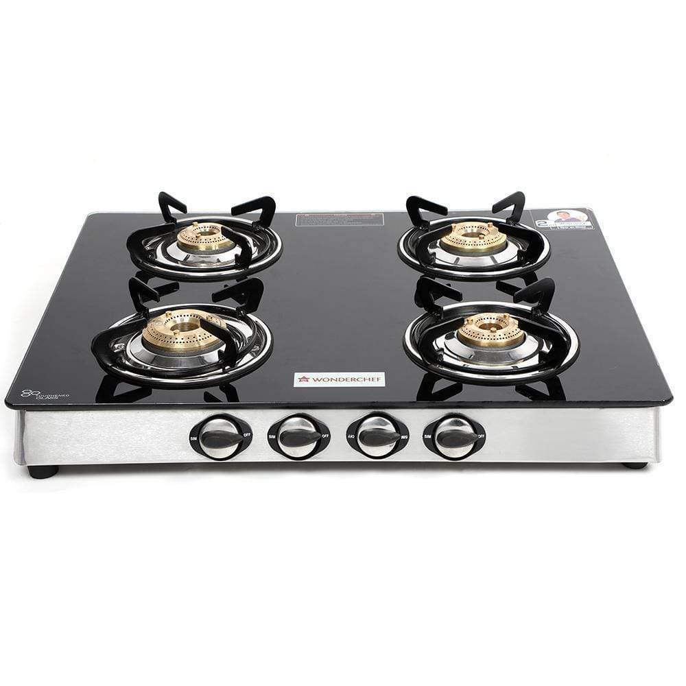 Wonderchef Cookware Wonderchef Zest 4 Burner Glass Cooktop