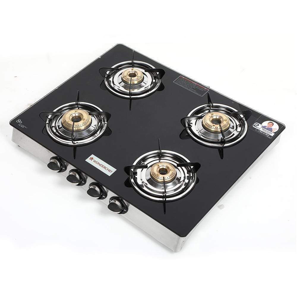 Wonderchef Cookware Wonderchef Zest 4 Burner Glass Cooktop